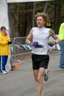 Jason Ryf's record time from the first every Door County Half Marathon still holds up as the race standard. Photo by Dan Eggert.